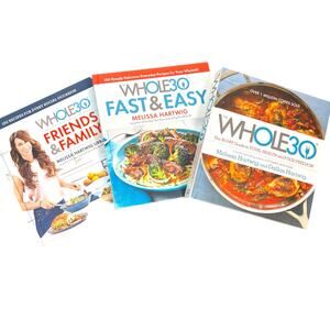 Whole30 3-Book Hardcover Set Cookbooks, Original, Fast & Easy, Friends & Family